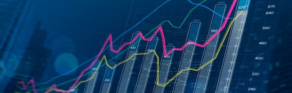 A stock market graph